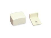 LEGRAND PVC Blank End For Use With PN05 Raceway Ivory PN05F20V