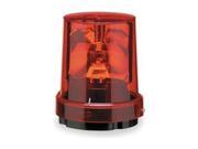 FEDERAL SIGNAL Warning Light Incandescent Red 120VAC 121S 120R