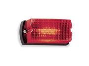 FEDERAL SIGNAL Low Profile Warning Light Strobe Red LP1 120R