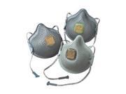 MOLDEX R95 Disposable Particulate Respirator Gray S 10PK 2741R95