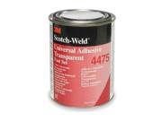 SCOTCHGRIP 4475 Plastic Adhesive General 1 Qt Clear