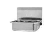 Wall Mount Sink 304 SS 16x15 1 4x16