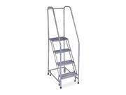 Rolling Ladder Welded Handrail Platform 40In H