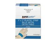 Metal Detectable Bandages Plastic PK 100