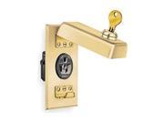 Cover Key Locked Plug Brass