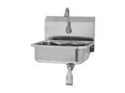 Hands Free Sink SS Wall Mount