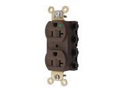 Receptacle, Duplex, 125v, Brown
