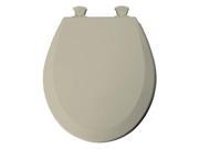 Bone Rnd Wd Toilet Seat