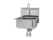 Hands Free Sink SS Wall Mount