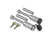 REESE 7023900 Trailer Security Lock Set Chrome Plated