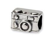 925 Sterling Silver 1/4a Kids Camera Charm Jewelry Bead