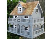 Home Bazaar Classic Series Novelty Cottage Birdhouse (Blue)