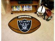 Oakland Raiders Football Rug