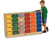 30 Tray Mobile Storage With Colored Trays