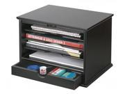 Victor Wood Desktop Organizer Midnight Black Collection by Victor Technology