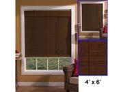 Imperial Bamboo-Window Covering-4'x6'-Fruitwood - by Lewis 