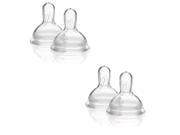 UPC 639302308677 product image for Medela Medium-Flow Wide Base Nipples for 4-12 Months (2 Packs of 3) | upcitemdb.com