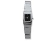 Ladies Chisel Tungsten Black Dial 19x24mm Watch