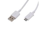 OEM Samsung 5 Foot Micro USB Charging Data Cable Non Retail Packaging White