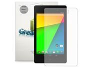GreatShield Ultra Anti-Glare (Matte) Screen Protector Film for Google Nexus 7 2nd Generation 2013 Tablet - LIFETIME WARRANTY (3 Pack)