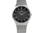 Skagen Steel Mesh Solar Black Dial Men's watch #833XLSSB1