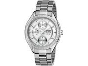 Citizen FD1060-55A Drive Stainless Steel Case and Bracelet Silver Dial Swarovski Crystals