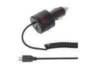 EZOPower 15W/3.1A Dual-Outlet Ports Vehicle Car Charger for Samsung Galaxy S5 / Mega / Tab S 10.5 / 8.4, Tab 4, Tab 3 Lite, Note Tab Pro Tablet - Black (Simulta