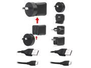 EZOPower 2-Port 3.1A Compact USB Wall Charger Travel Kit + 2x Micro USB Cable (6 Ft / 10 Ft) for Acer ICONIA W3-810; Samsung ATIV Tab 3, Galaxy Tab 3 Tablet Cel