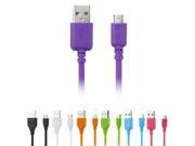 EZOPower 6 Feet USB Data Sync & Charge Micro-USB Cable for Amazon Fire Phone, Smartphone, Tablet and More ? Purple