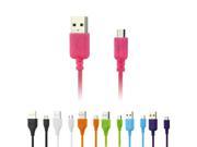 EZOPower 10FT Micro-USB Data Sync Charge Cable for Amazon Fire Phone, Smartphone, Tablet and More ? Hot Pink