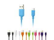 EZOPower 6 Feet USB Data Sync & Charge Micro-USB Cable for Sony Xperia Z3, Smartphone, Tablet and More ? Blue