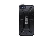 OEM Urban Armor Gear Apple Iphone 5 Hybrid Hard Cover On Rubbery Silicone Skin Case W/Screen Protector - Black