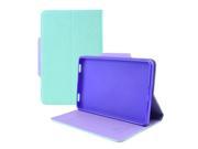 Mint/ Lavender CellTo PU Leather Wallet Case & Magnetic Closure Kindle Fire 2