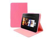 Pink CellTo PU Leather Wallet Case & Magnetic Closure for Kindle Fire HD 8.9 2