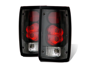 CG MAZDA B2000 86-93 TAILLIGHT BLACK 03-MB8693TLAG2JM PAIR