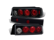 CG HONDA CIVIC 88-91 3 DR TAILLIGHT 3 PCS BLACK 03-