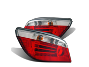 CG BMW 5 SERIES E60 04-07 L.E.D TAILLIGHT RED/CLEAR 03-