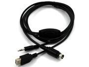AUX-IN 3.5mm audio and 5V USB Charging cable , 5FT