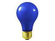 Club Pack of 25 Opaque Blue E26 Base Replacement A19 Light Bulbs - 25 Watts