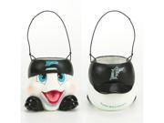 Florida Marlins Halloween BucketItem #15269Officially licensed merchandiseFeatures a friendly ghost wearing a baseball cap with colors and logo of your favorite teamPerfect for a baseball fan trick-or-treaters or remove the string to use as a candy dishDimensions: 5.5 diameterMaterial(s): resin Type: Bar Accessories and Tools