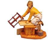 Set Of 3 Fontanini 5" Amos The Carpenter Nativity Village Figurines #52566