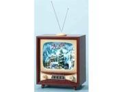 21.5" Amusements Battery Operated Led Animated Christmas Retro Television
