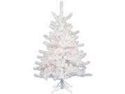 UPC 009312000104 product image for 3' White Crystal Pine Artificial Spruce Christmas Tree- Unlit | upcitemdb.com