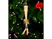 6.75" Patience Brewster Krinkles Madame Champagne Christmas Ornament