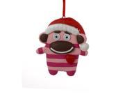 3.5" Ugly Cuties "maurice" The Striped Monkey Christmas Ornament