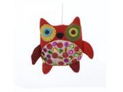 6.25" Ugly Cuties "henry" The Owl Plush Animal Christmas Ornament