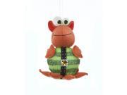 6.75" Ugly Cuties "hal" The Alien Plush Animal Christmas Ornament
