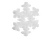 8.5" Tell A Story White Glitter Snowflake Christmas Ornament