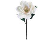 UPC 762152290752 product image for Pack of 6 Decorative White Velvet Artificial Magnolia Flower Stems 30