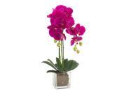 UPC 762152818901 product image for Set of 2 Purple Potted Phalaenopsis Plastic Artificial Flowers 23